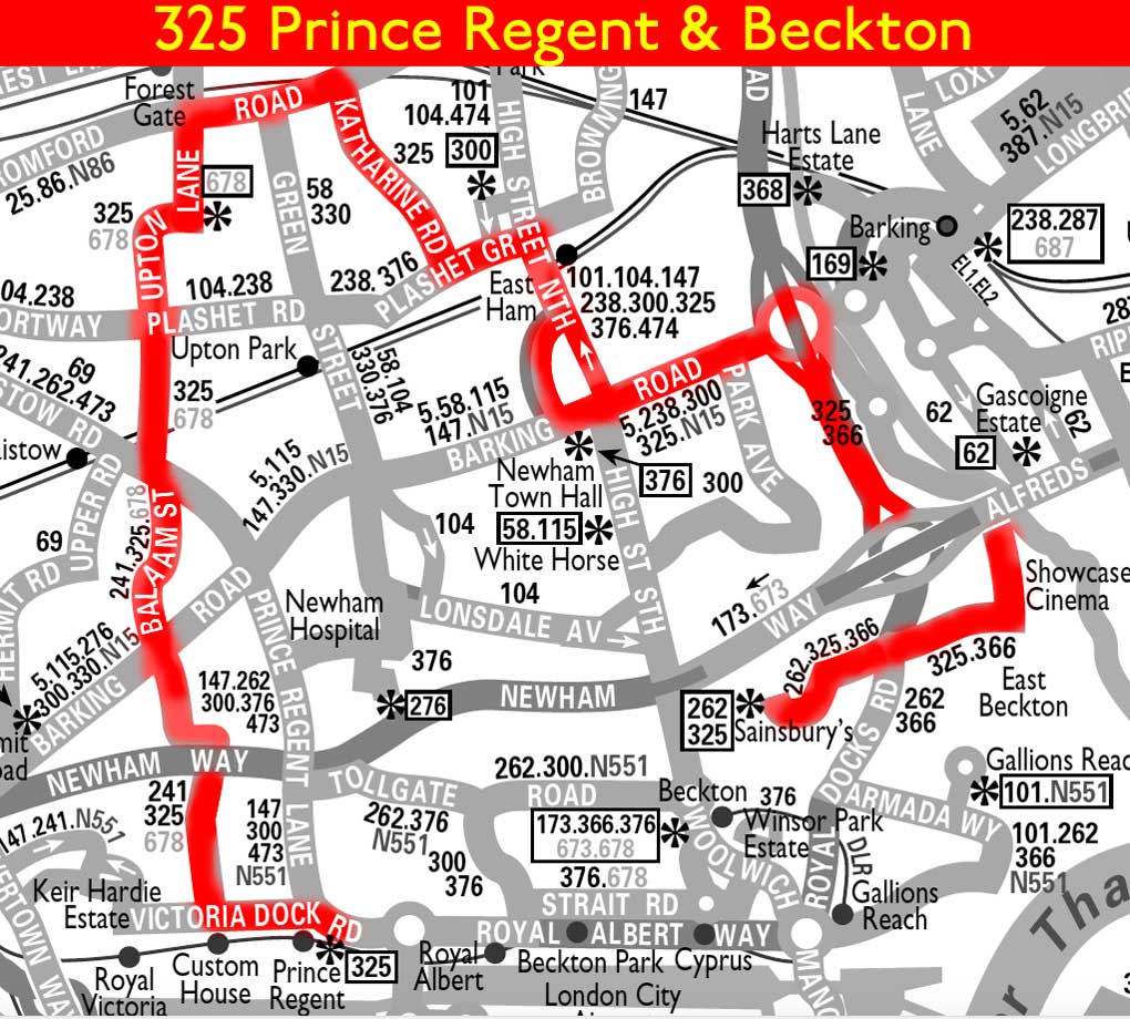 London Bus Route 325