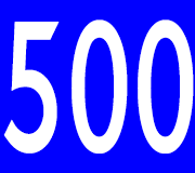 500 blind dated 27/4/87