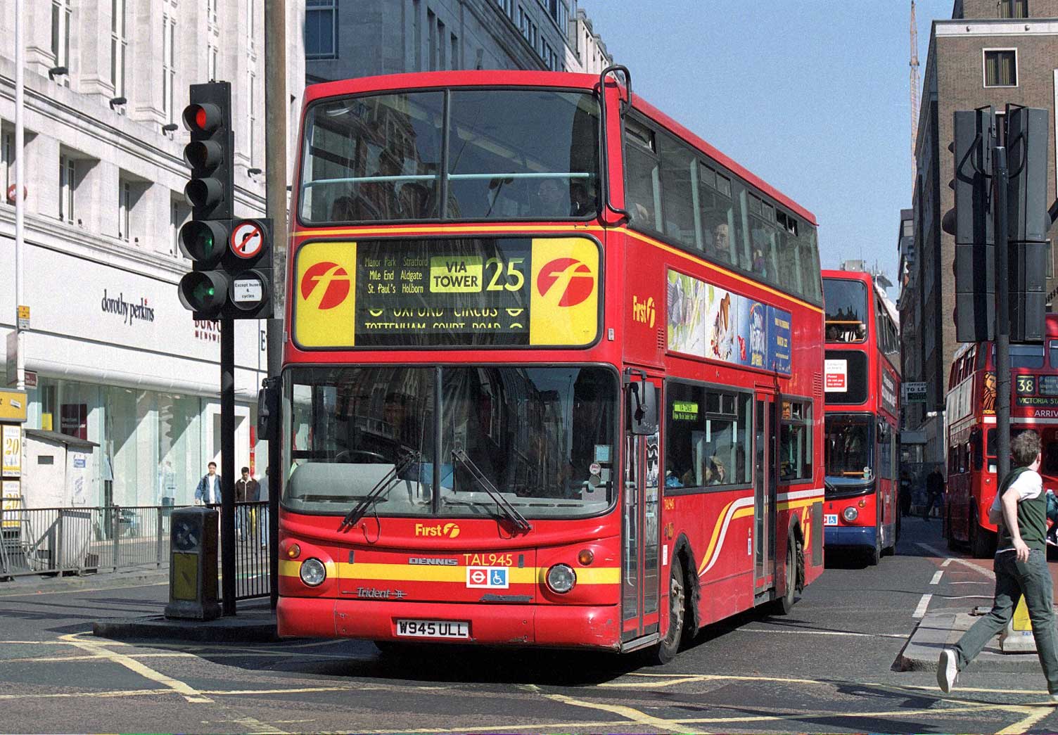 Geslaagd longontsteking Explosieven London Bus Route 25