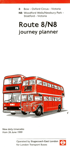 1999 leaflet, click for timetable