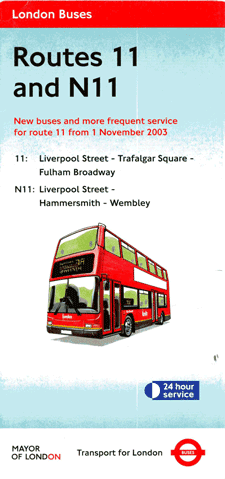 2003 LEAFLET, CLICK FOR TIMES