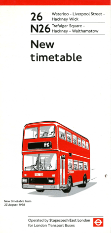 1998 leaflet, click for times