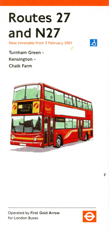 2001 leaflet, click for times