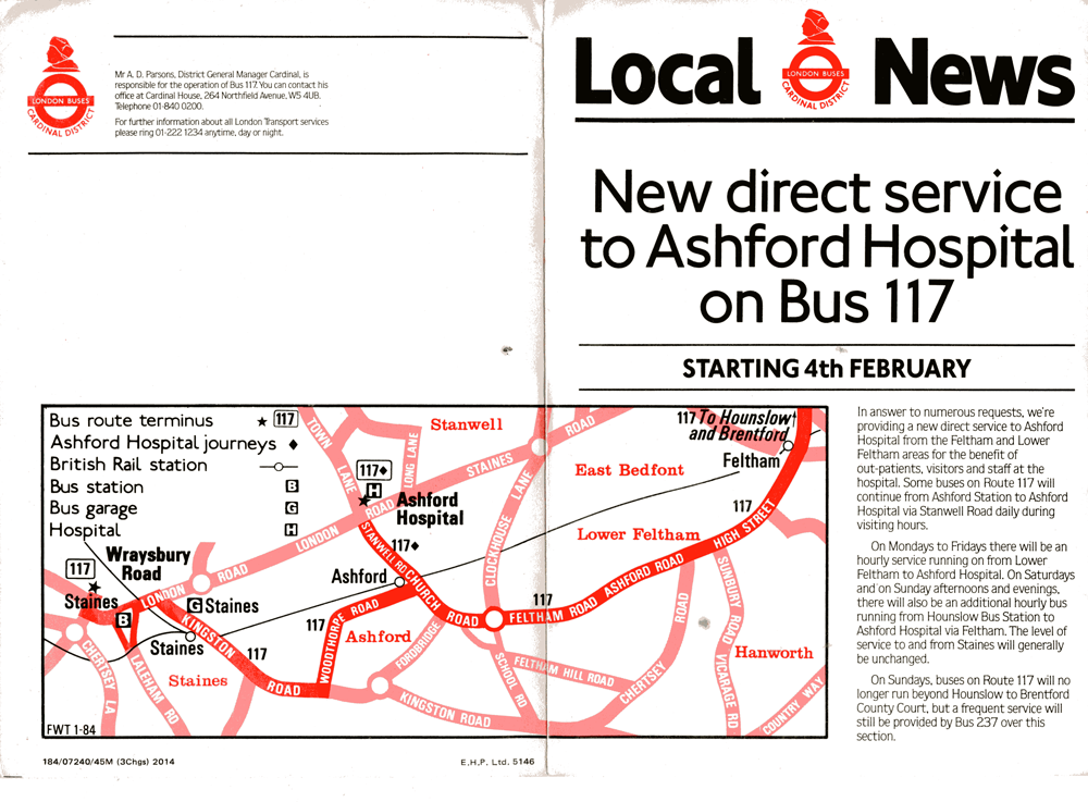 April 1984 leaflet