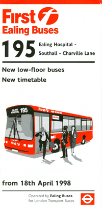 1998 leaflet, click for times