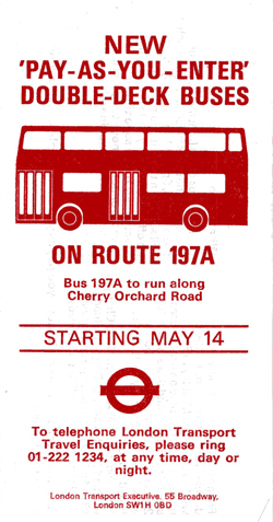1973 leaflet, OPO intro