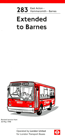 1998 leaflet, click for timetable