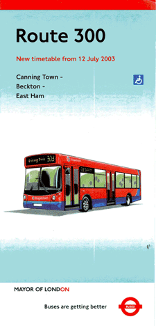 2003 leaflet, click for times