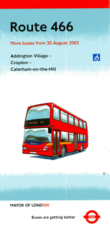 2003 leaflet, click for timetable