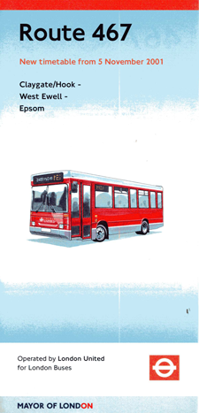 2001 leaflet, click for timetable