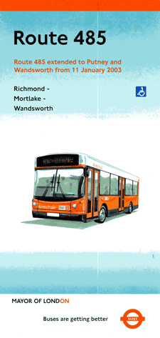 2003 leaflet, click for timetable