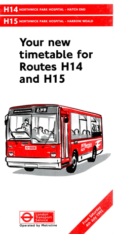 H15 leaflet, click for times