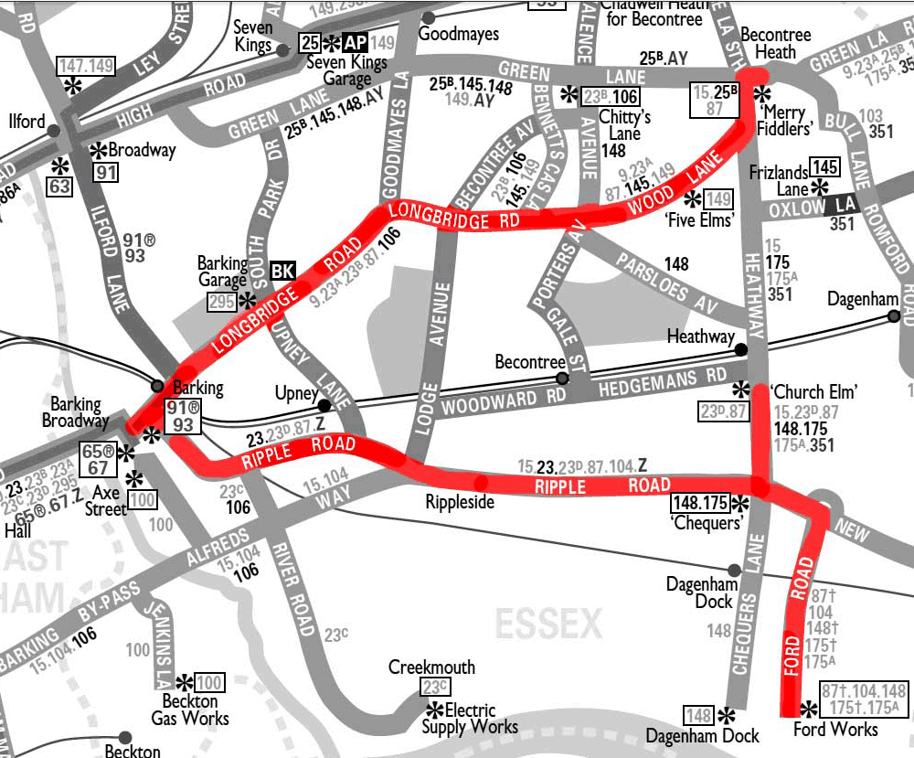 October 1934 map drawn by Mike Harris