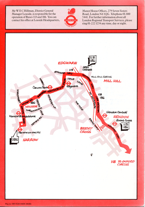 November 1985 map