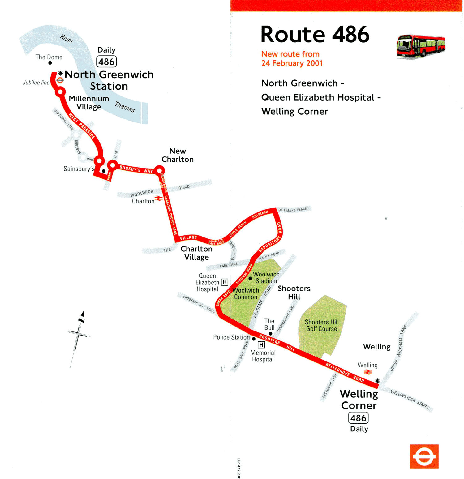 London Bus Route 486 London Bus Route 486