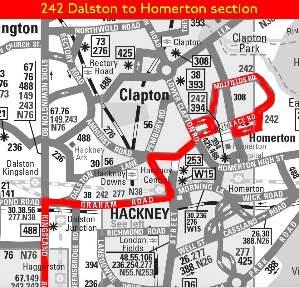 London Bus Route 242