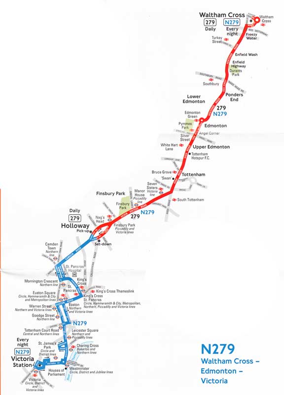 London Bus Route N279