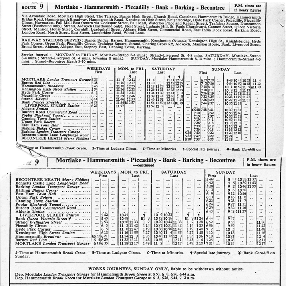 August 1949 first and last times