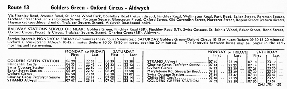 January 1970 first and last times