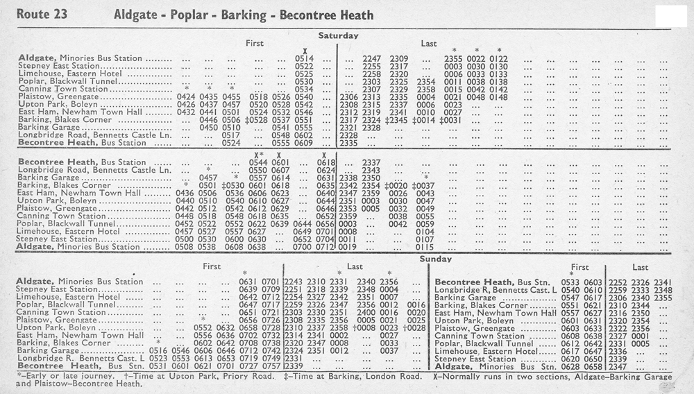 April 1970 ( weekend service )