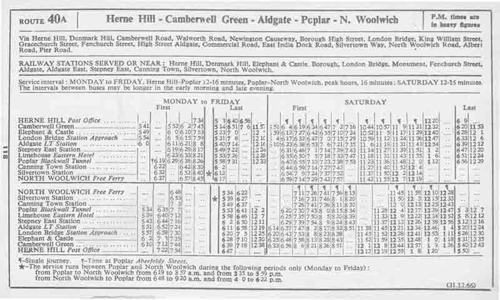 January 1967 first and last times