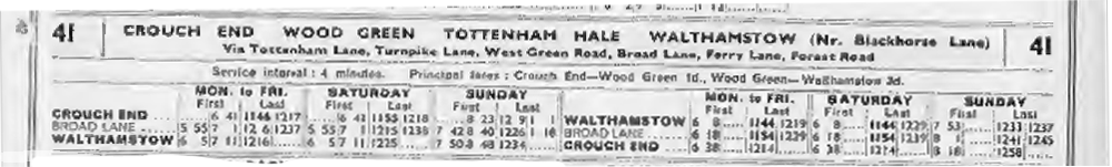 October 1934 first and last times