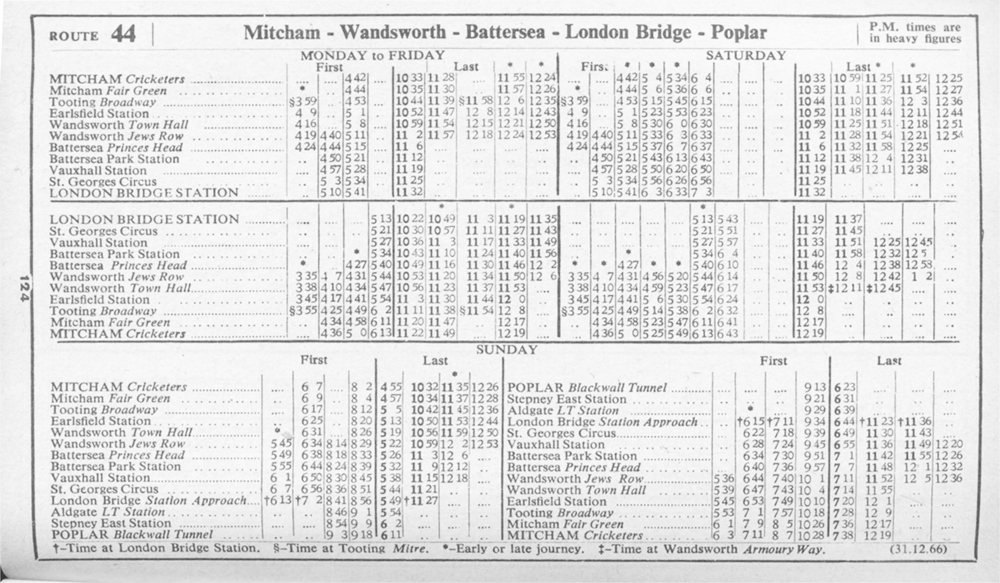 January 1967 first and last times
