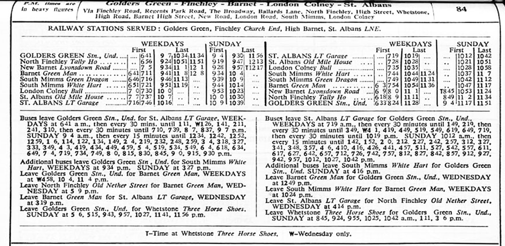 March 1940 first and last times