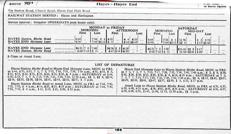 October 1946 first and last times