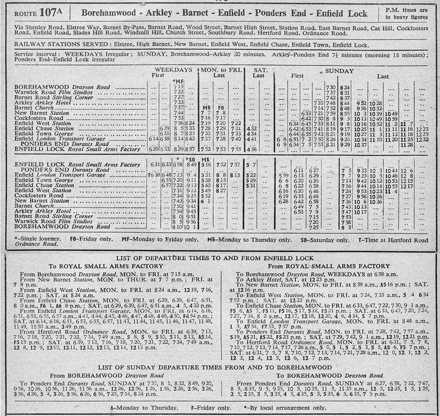 February 1946 first and last times