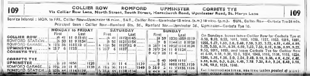 October 1934 first and last times