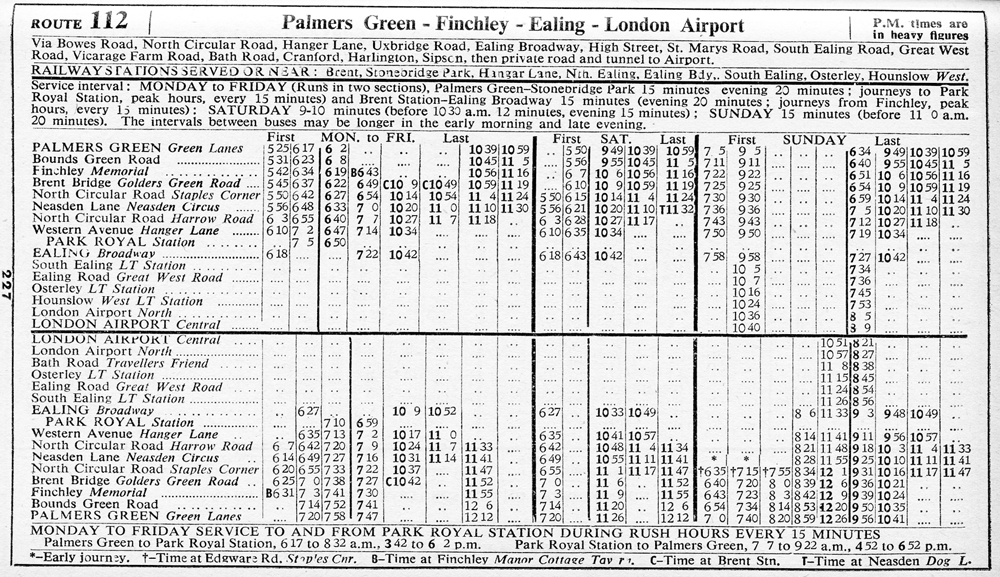 May 1959 first and last times
