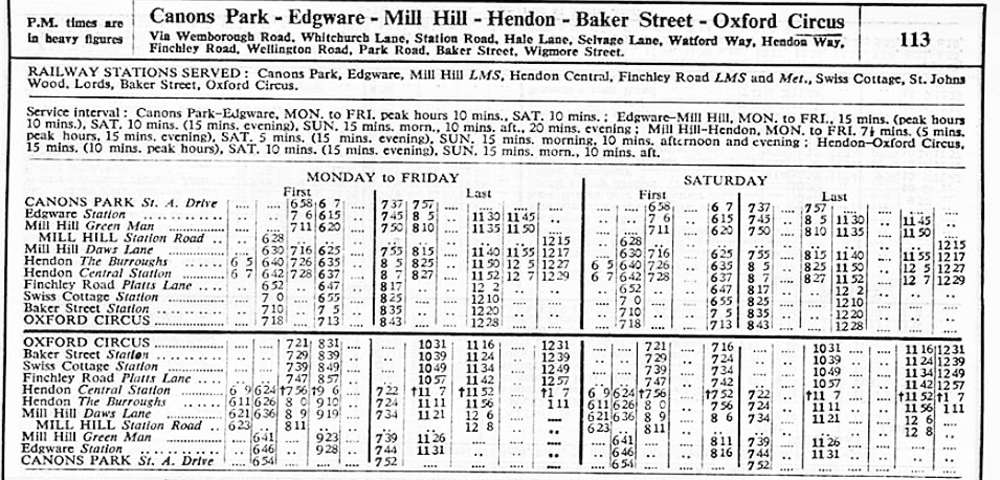 March 1940 first and last times