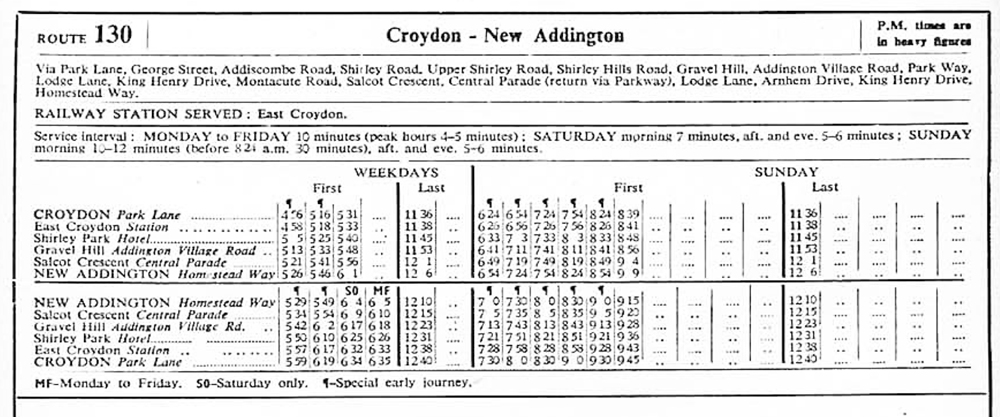 May 1951 first and last times