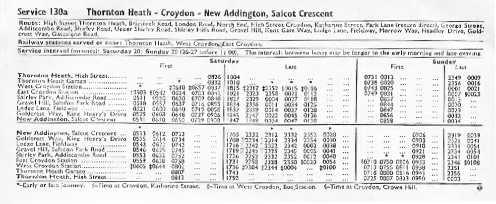April 1978 first and last times