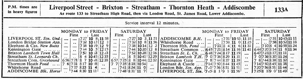 December 1937 first and last times