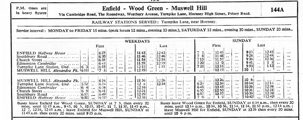 March 1940 first and last times