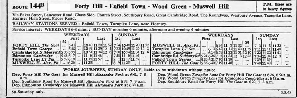 May 1948 first and last times