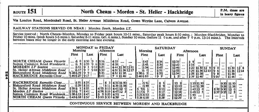 May 1958 first and last times