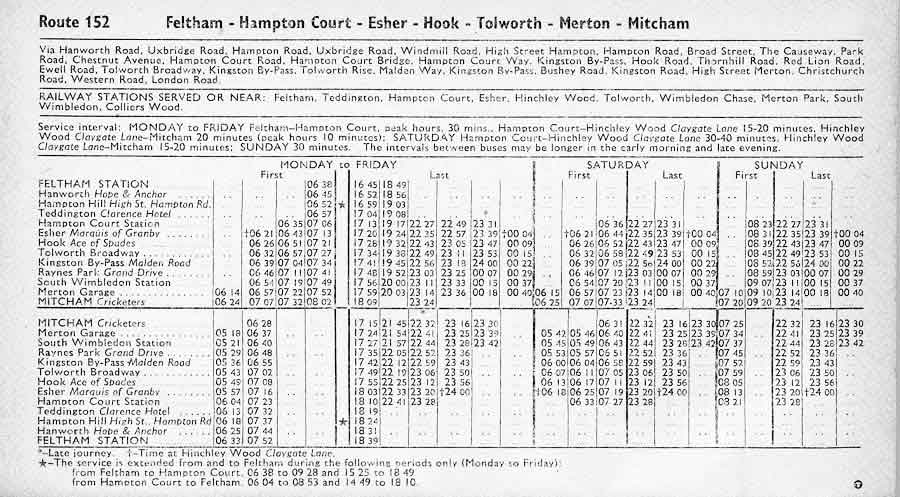 1968 first and last times