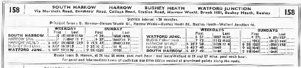 October 1934 first and last times