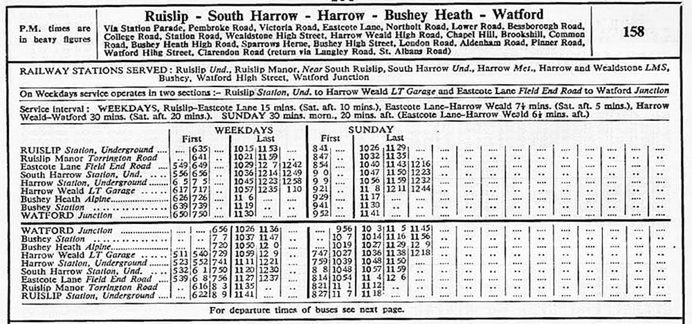 March 1940 firt and last times