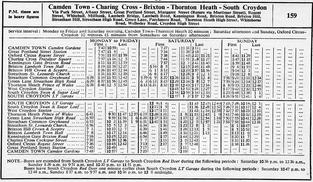 December 1937 first and last times