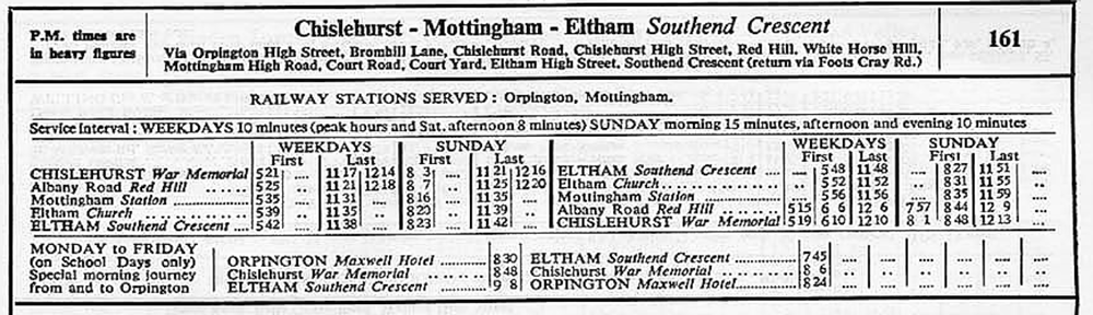 March 1940 first and last times