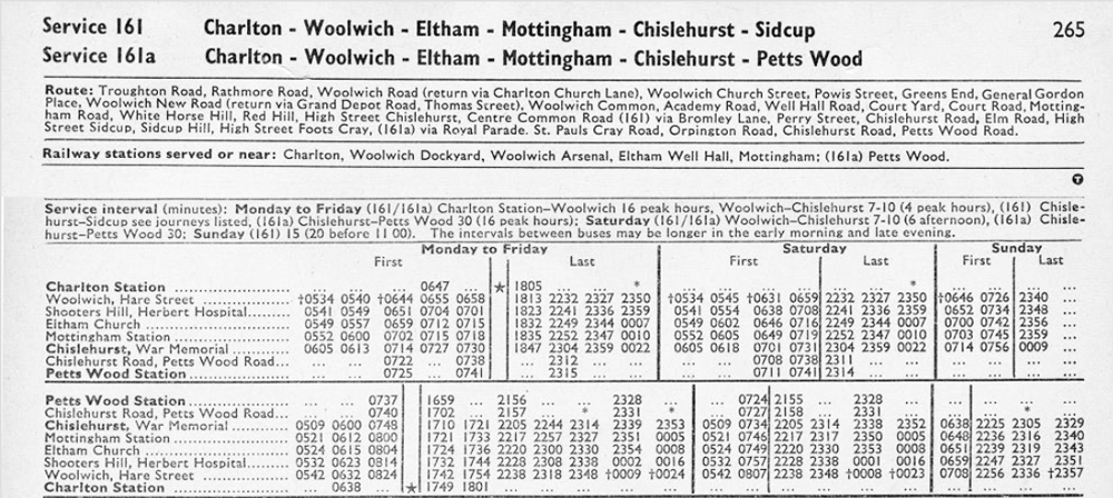 Feb 1973 first and last times