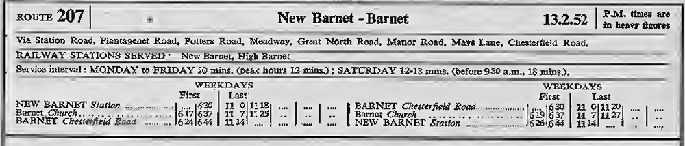 Feb 1952 first and last times