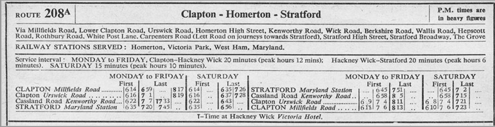 Feb 1946 first and last times