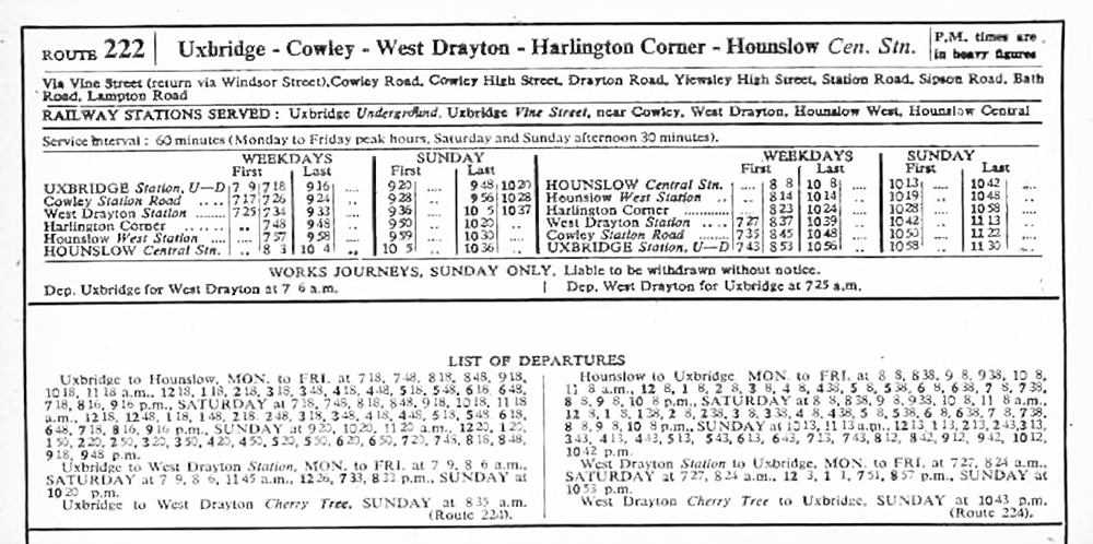 May 1944 first and last times