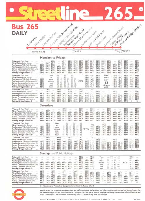 Link to 1993 Panel Timetable