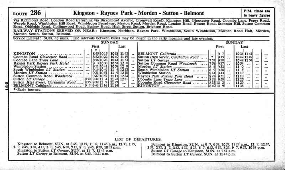 July 1964 first and last times